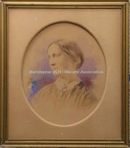 Watercolor portrait of Claissa Parkinson Herrick